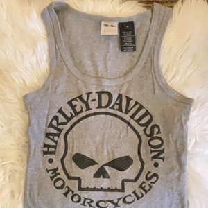 Harley Davidson, Willie G skull ribbed tank top
